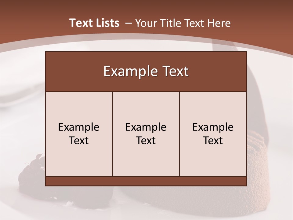 A Piece Of Cake On A Plate With Raspberries On The Side PowerPoint Template