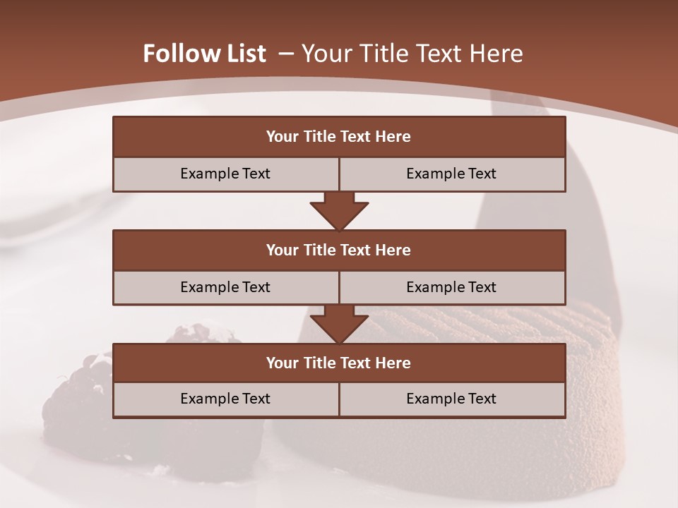 A Piece Of Cake On A Plate With Raspberries On The Side PowerPoint Template
