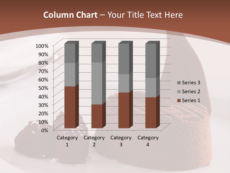 A Piece Of Cake On A Plate With Raspberries On The Side PowerPoint Template