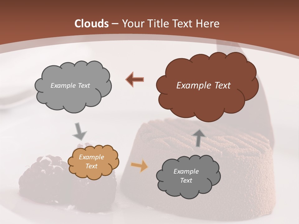 A Piece Of Cake On A Plate With Raspberries On The Side PowerPoint Template