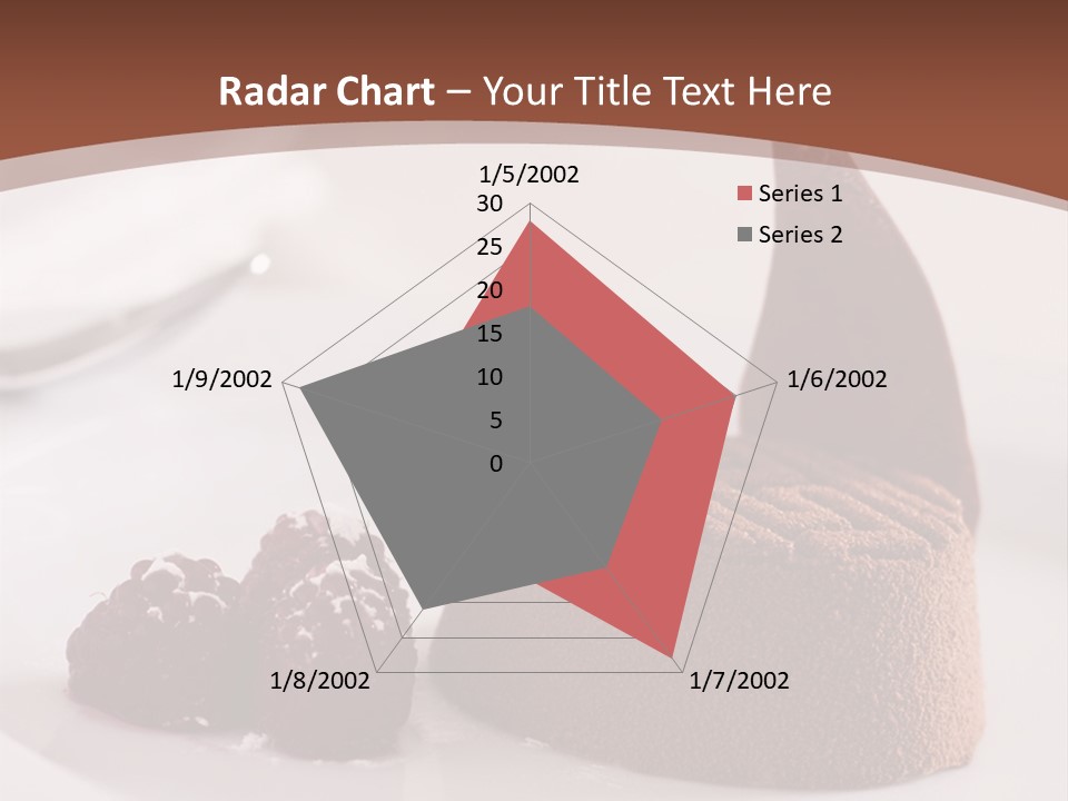 A Piece Of Cake On A Plate With Raspberries On The Side PowerPoint Template