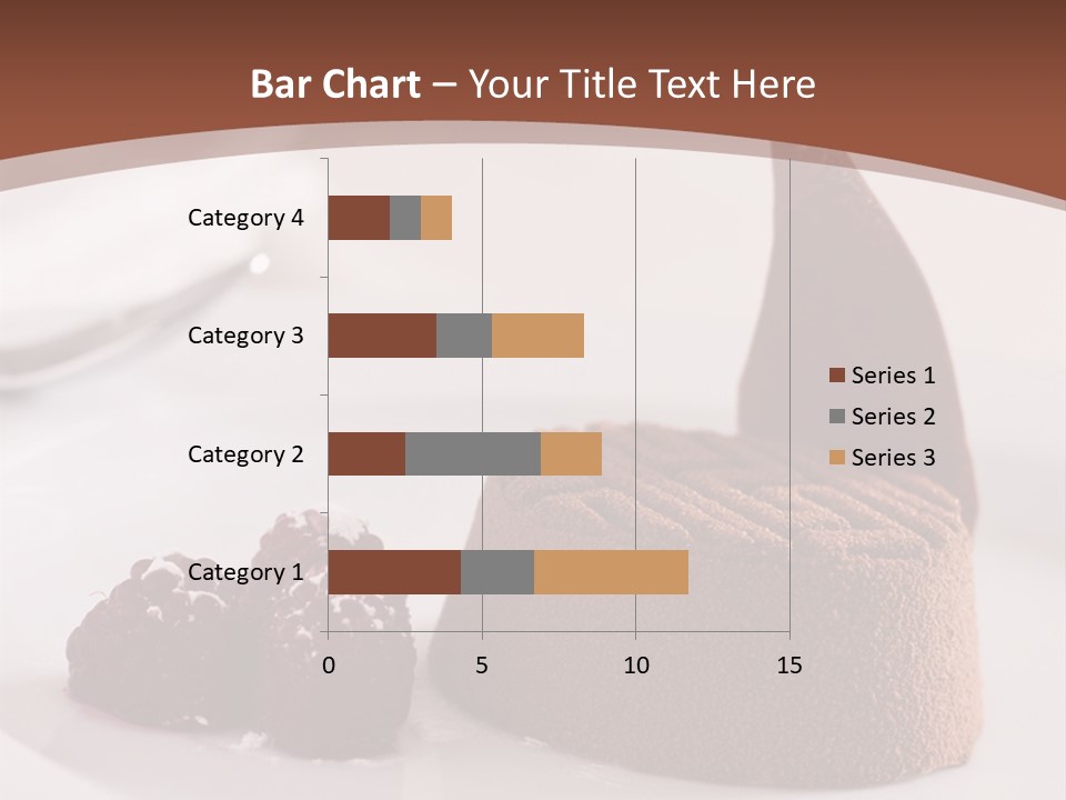 A Piece Of Cake On A Plate With Raspberries On The Side PowerPoint Template