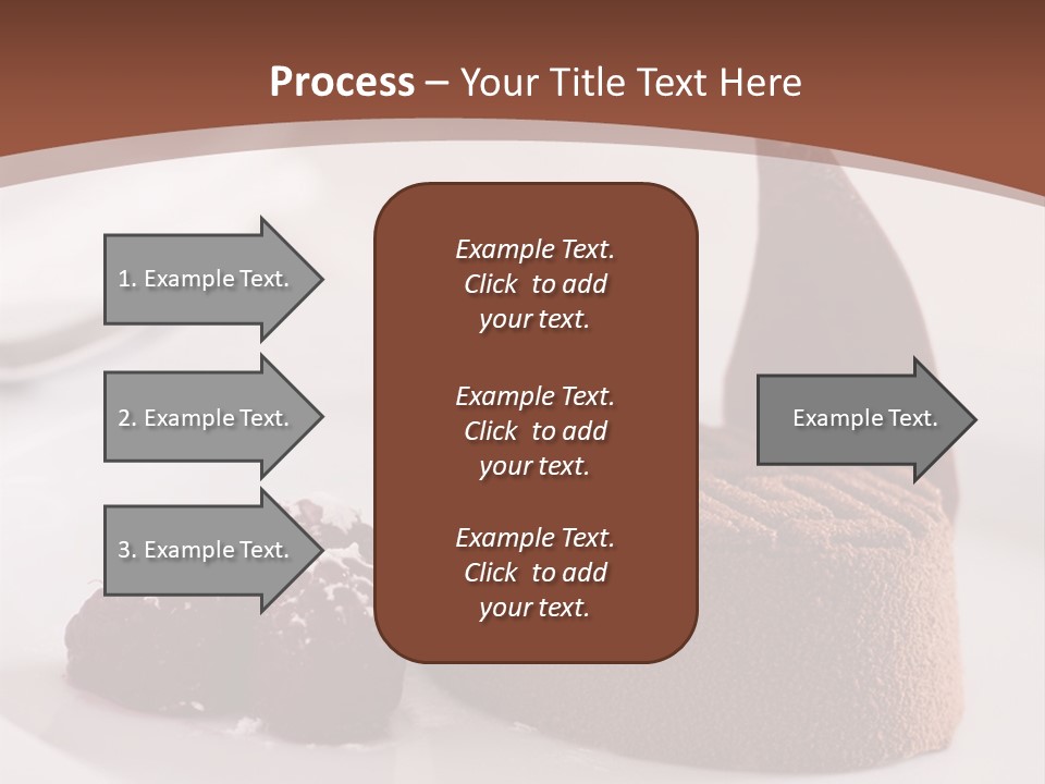 A Piece Of Cake On A Plate With Raspberries On The Side PowerPoint Template