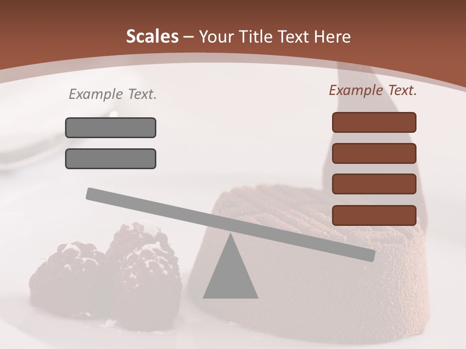 A Piece Of Cake On A Plate With Raspberries On The Side PowerPoint Template