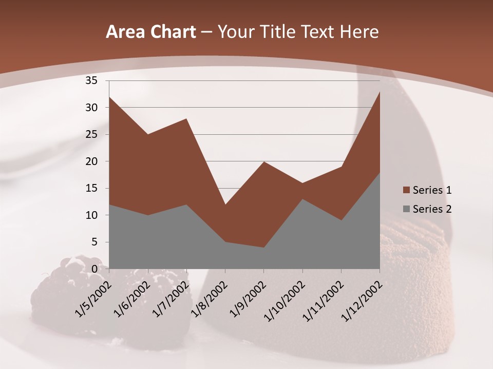 A Piece Of Cake On A Plate With Raspberries On The Side PowerPoint Template