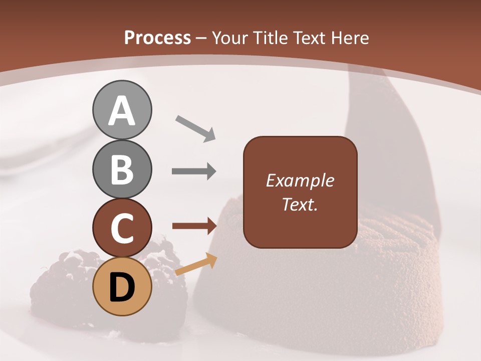 A Piece Of Cake On A Plate With Raspberries On The Side PowerPoint Template