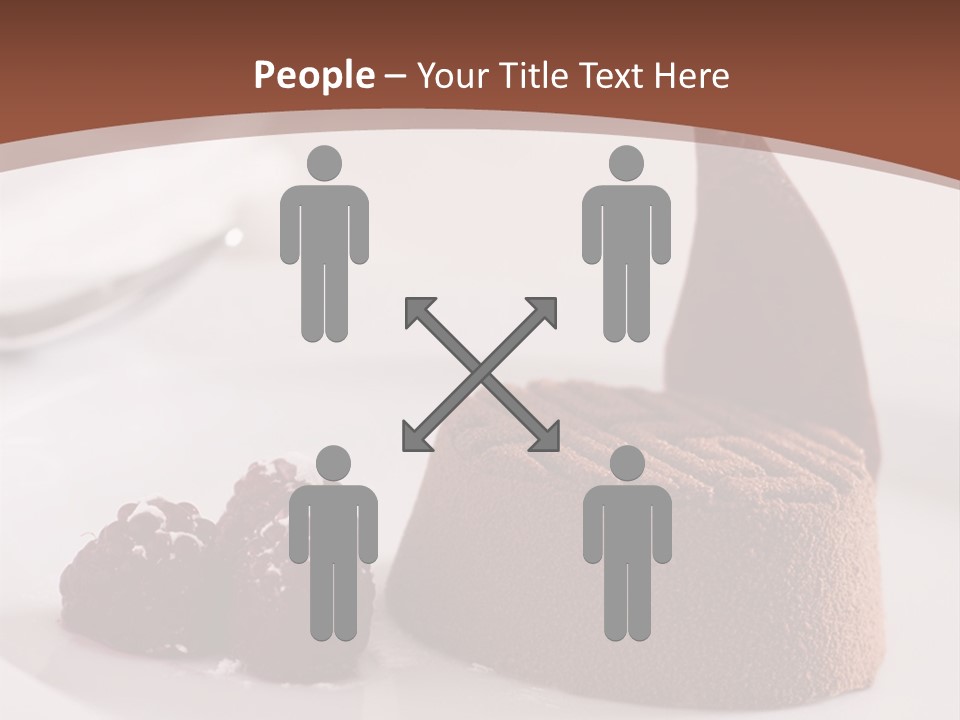 A Piece Of Cake On A Plate With Raspberries On The Side PowerPoint Template