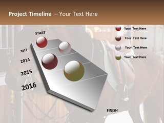 A Brown Horse Standing Next To A Stable PowerPoint Template