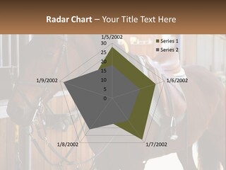 A Brown Horse Standing Next To A Stable PowerPoint Template