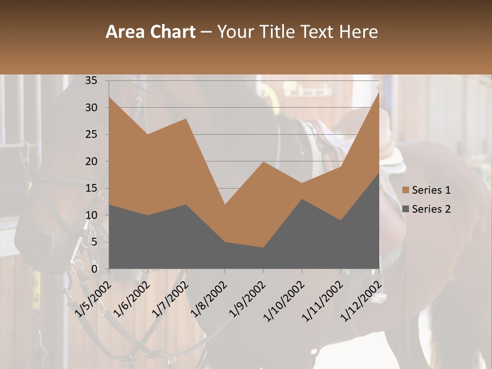 A Brown Horse Standing Next To A Stable PowerPoint Template