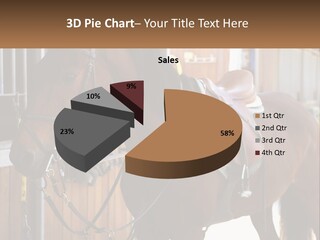 A Brown Horse Standing Next To A Stable PowerPoint Template