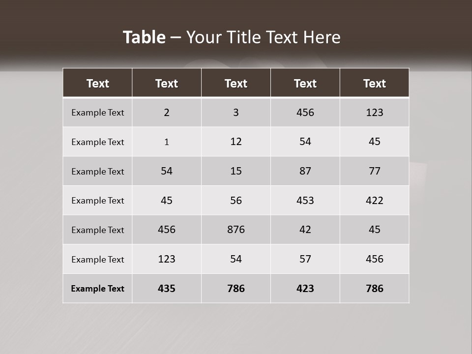 Two Hands Holding Each Other Over A Table PowerPoint Template