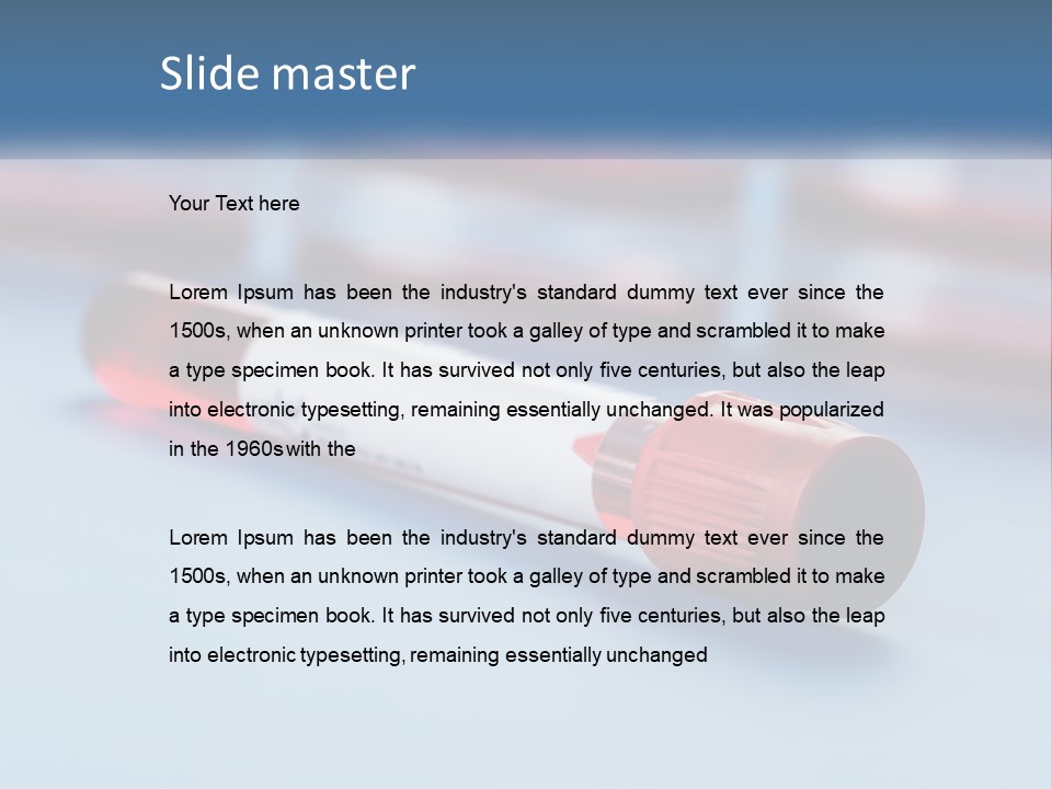 A Medical Powerpoint Presentation Is Shown PowerPoint Template