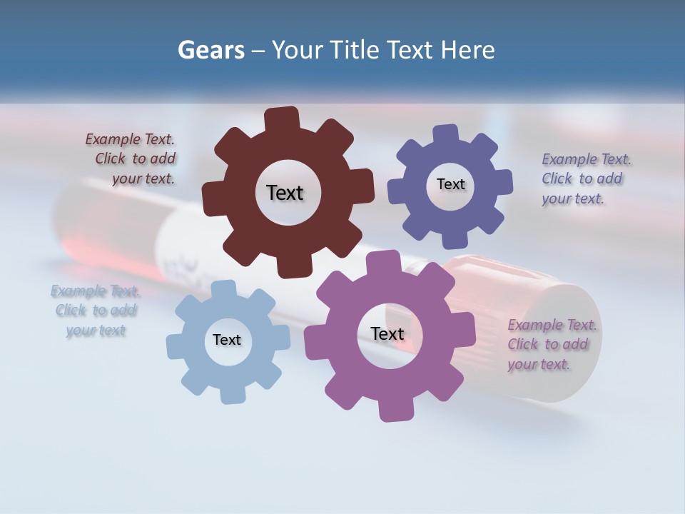 A Medical Powerpoint Presentation Is Shown PowerPoint Template