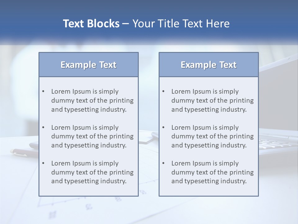 A Laptop Computer Sitting On Top Of A Table PowerPoint Template