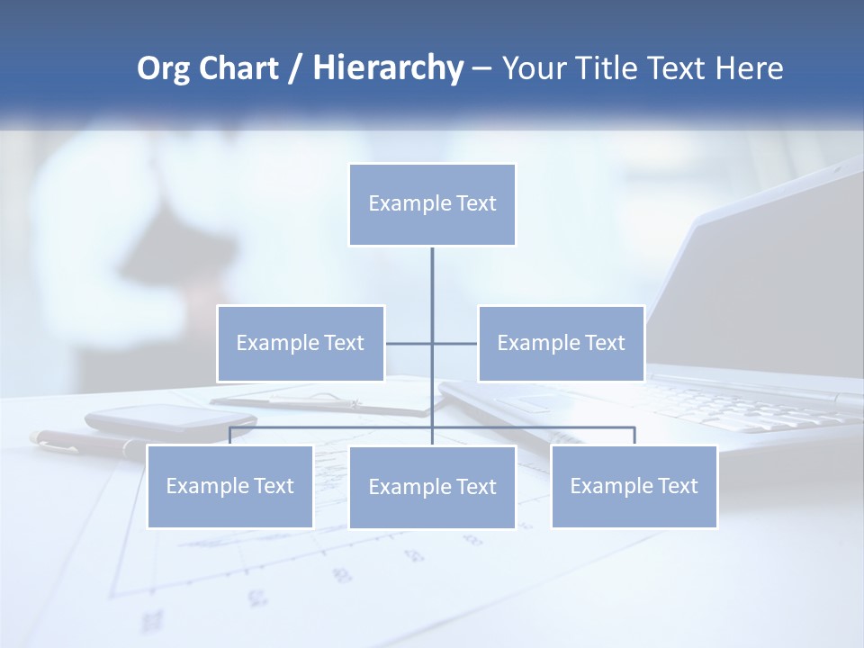 A Laptop Computer Sitting On Top Of A Table PowerPoint Template