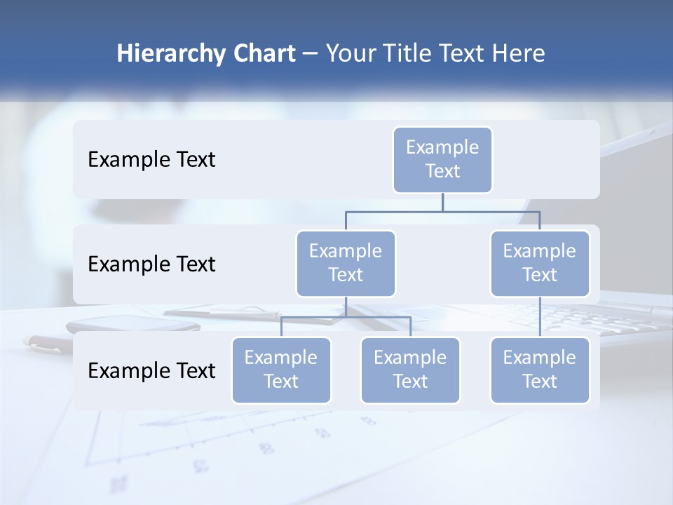 A Laptop Computer Sitting On Top Of A Table PowerPoint Template
