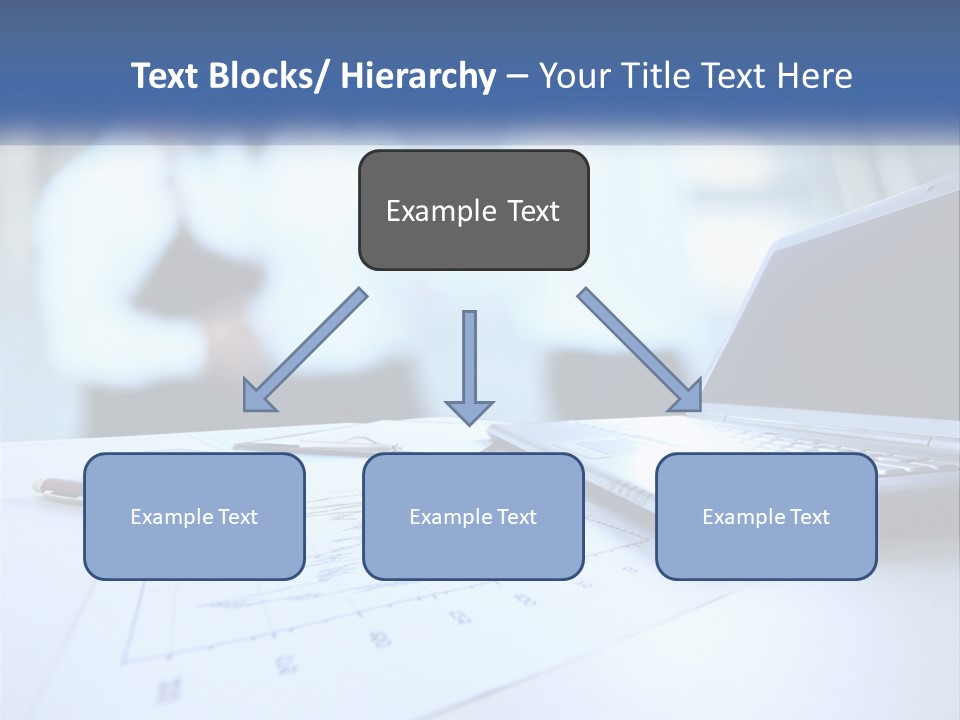 A Laptop Computer Sitting On Top Of A Table PowerPoint Template