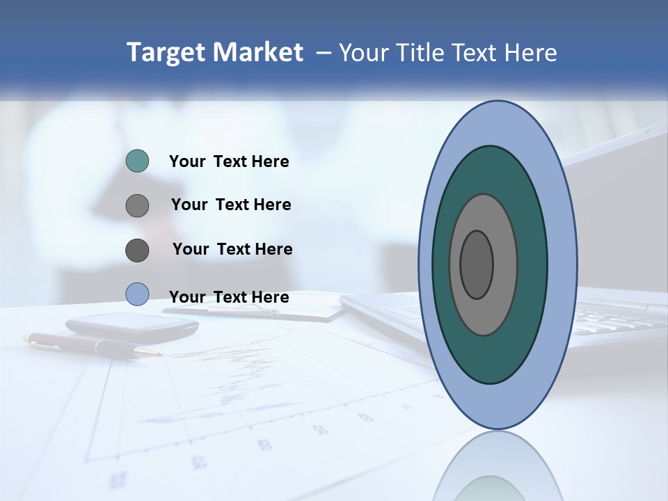 A Laptop Computer Sitting On Top Of A Table PowerPoint Template
