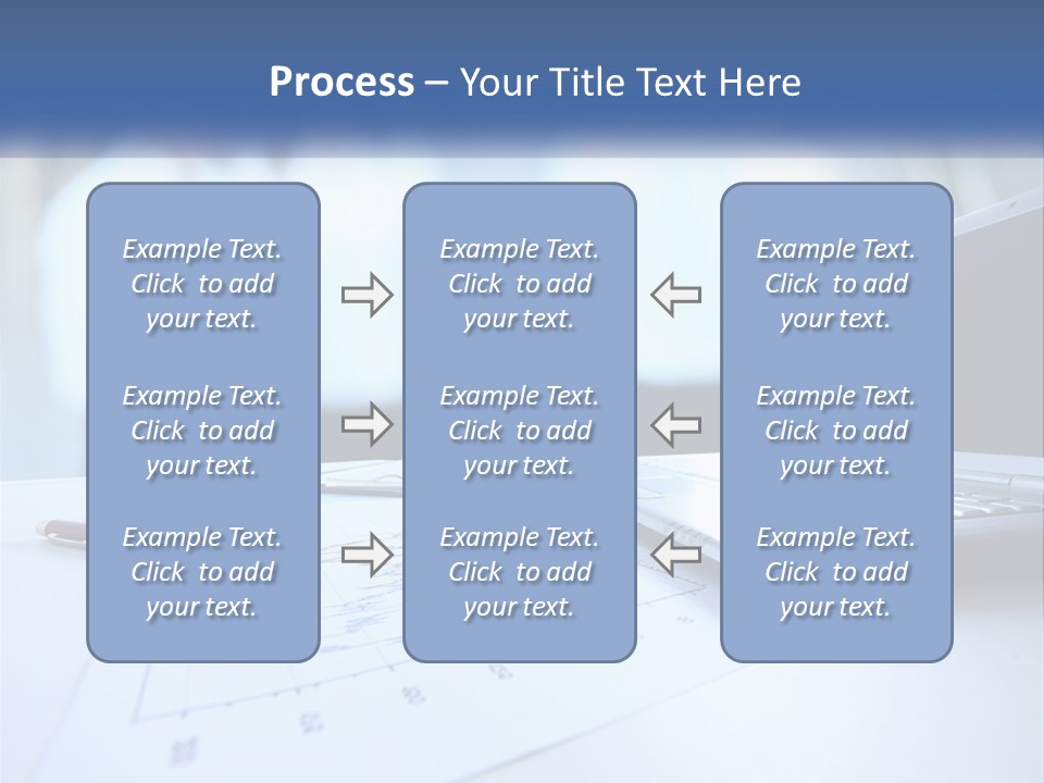 A Laptop Computer Sitting On Top Of A Table PowerPoint Template