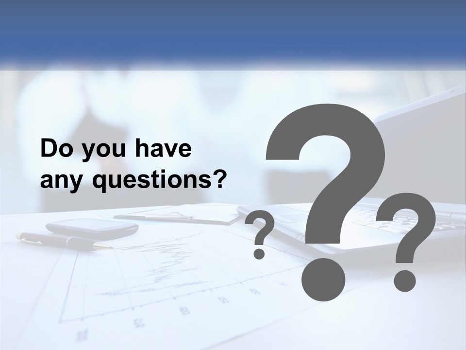 A Laptop Computer Sitting On Top Of A Table PowerPoint Template