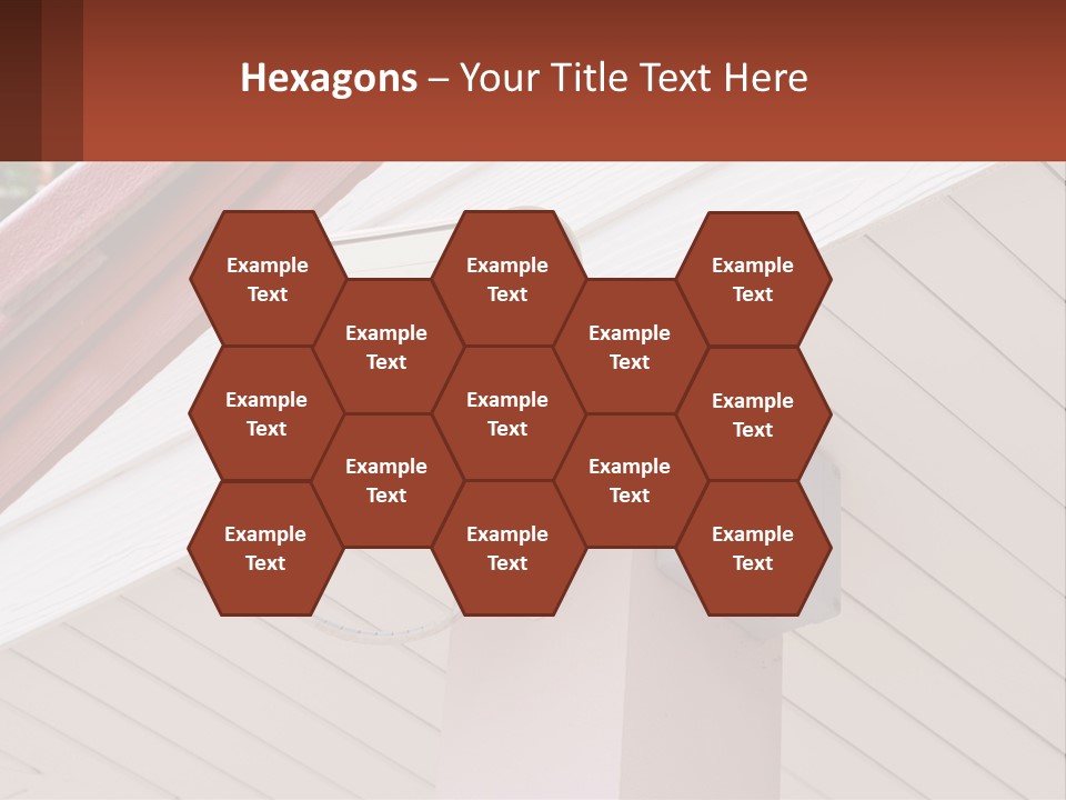 A Security Camera Attached To The Side Of A House PowerPoint Template