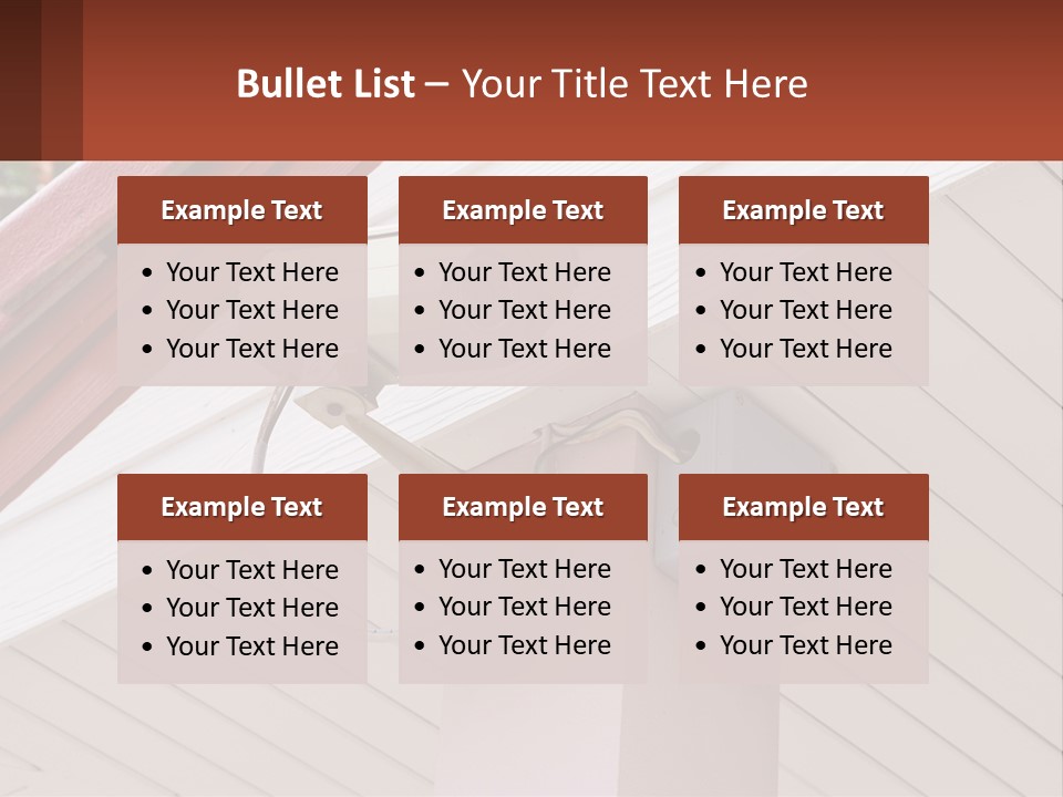 A Security Camera Attached To The Side Of A House PowerPoint Template
