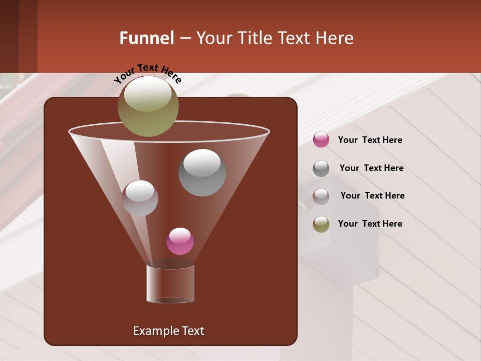 A Security Camera Attached To The Side Of A House PowerPoint Template