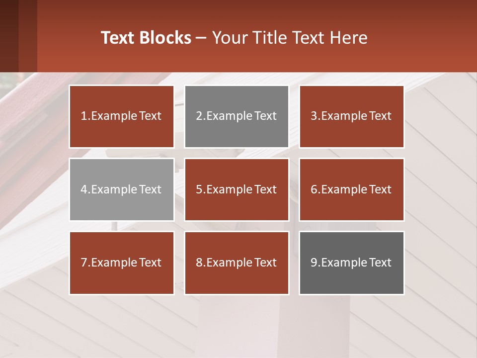 A Security Camera Attached To The Side Of A House PowerPoint Template