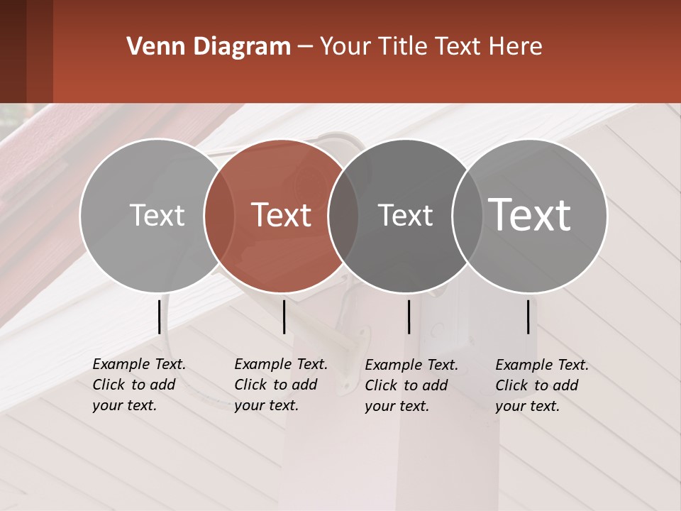 A Security Camera Attached To The Side Of A House PowerPoint Template