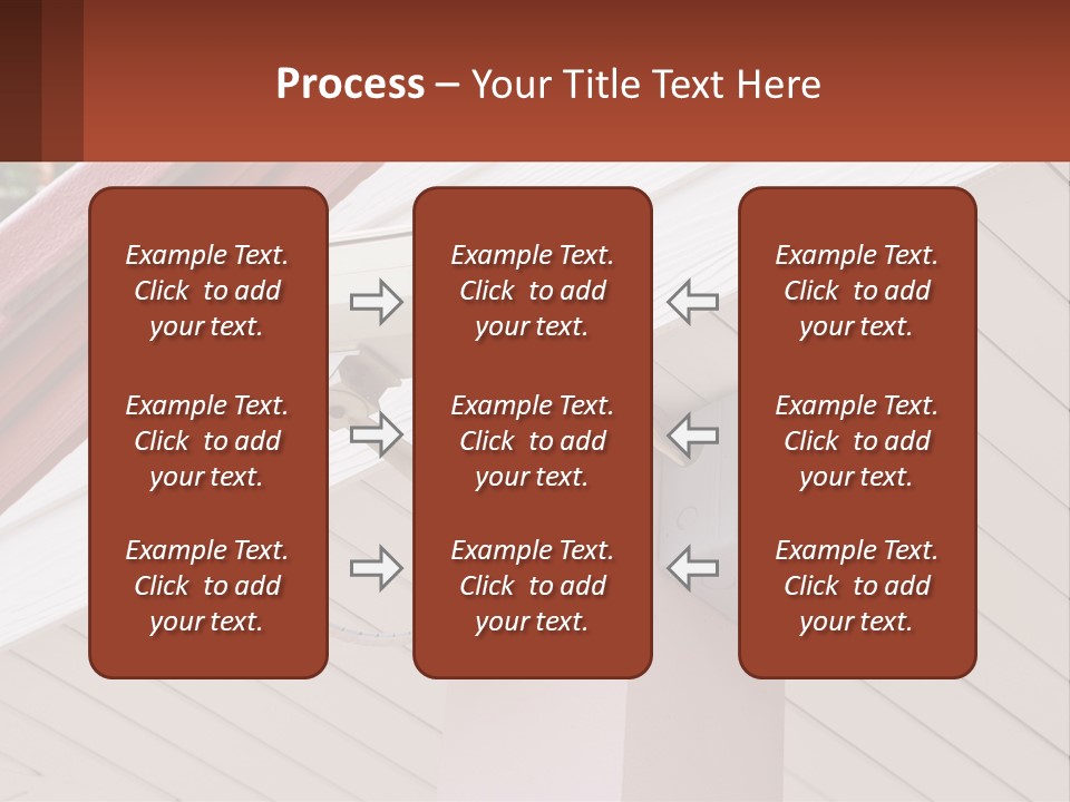 A Security Camera Attached To The Side Of A House PowerPoint Template