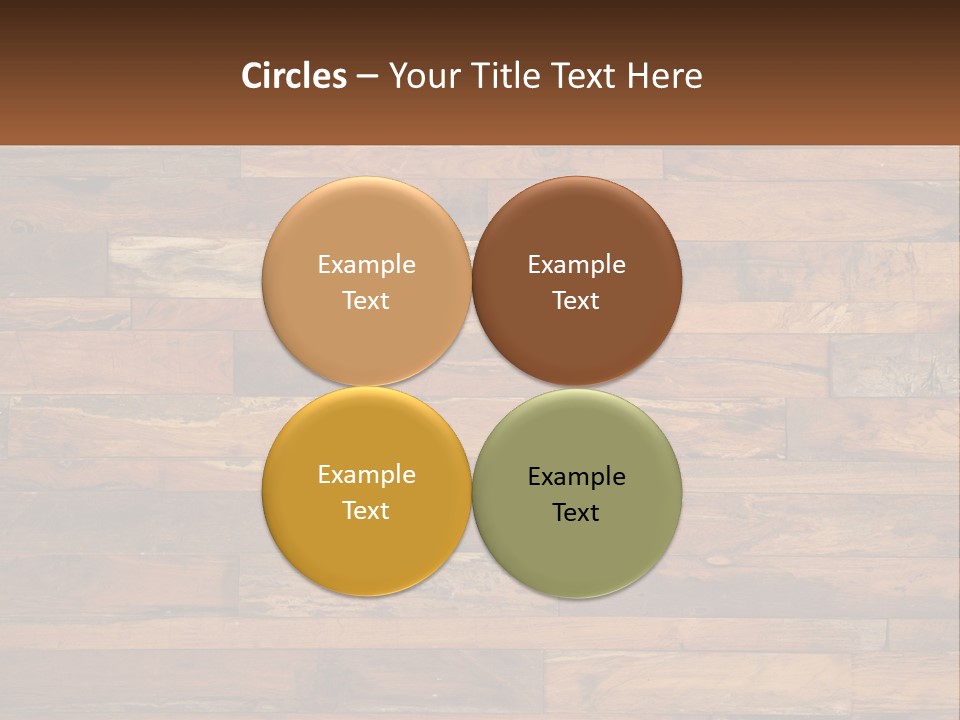 A Wooden Paneled Wall With A Name Of Presentation PowerPoint Template