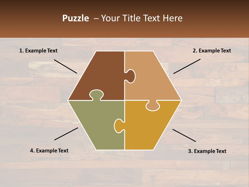 A Wooden Paneled Wall With A Name Of Presentation PowerPoint Template