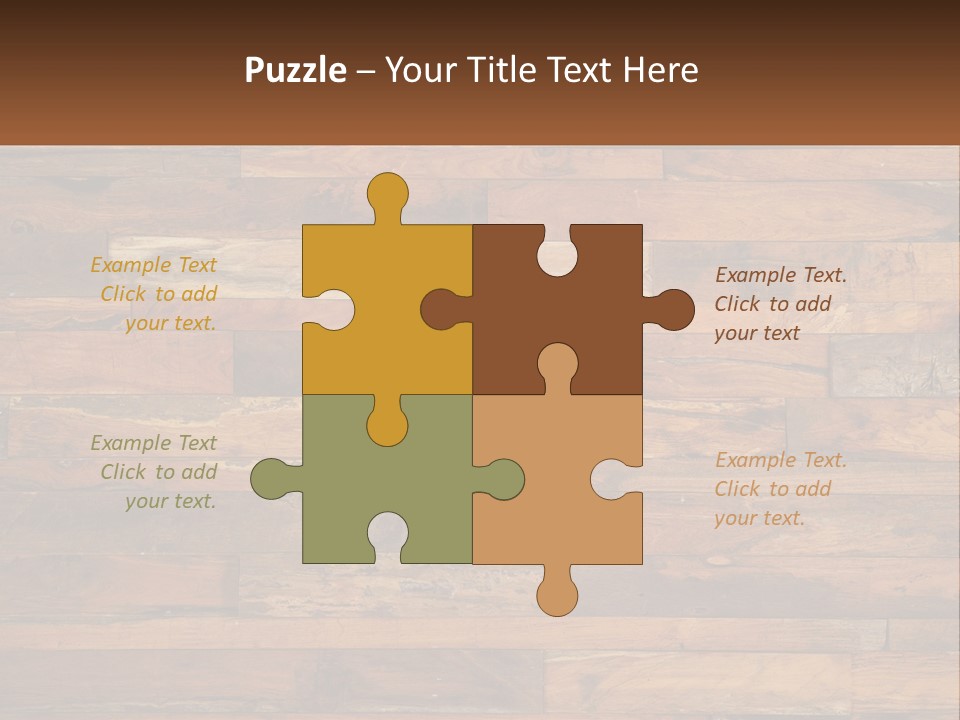 A Wooden Paneled Wall With A Name Of Presentation PowerPoint Template