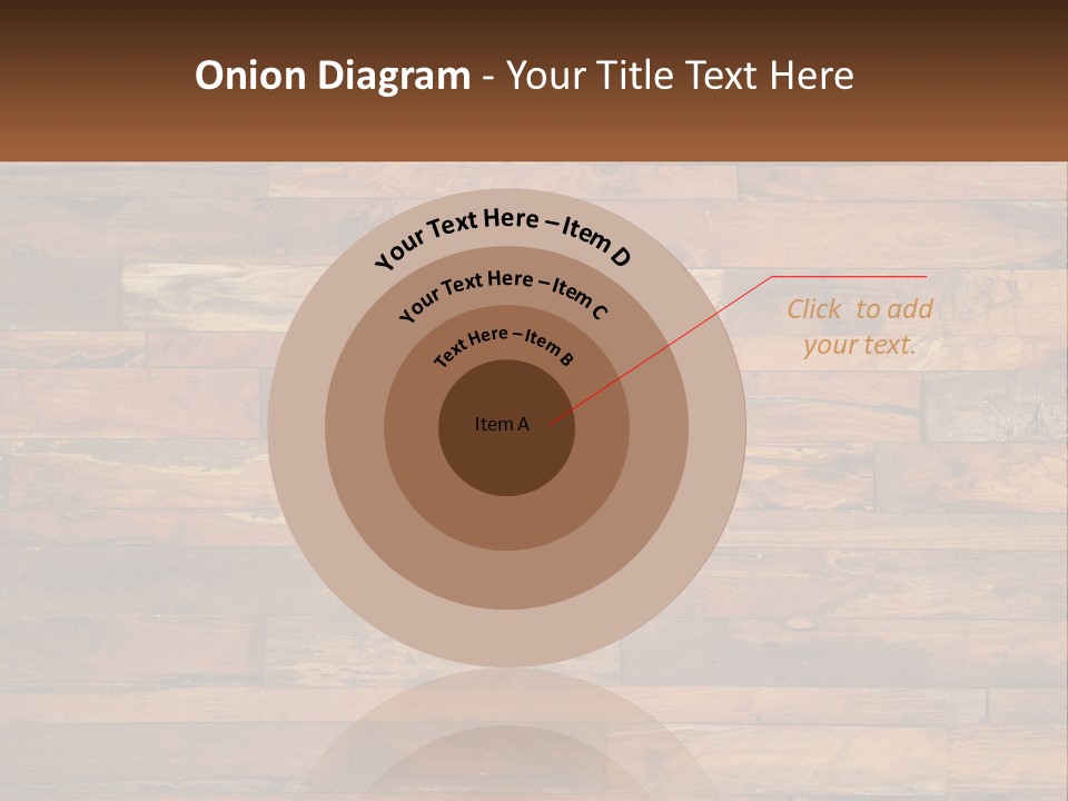 A Wooden Paneled Wall With A Name Of Presentation PowerPoint Template