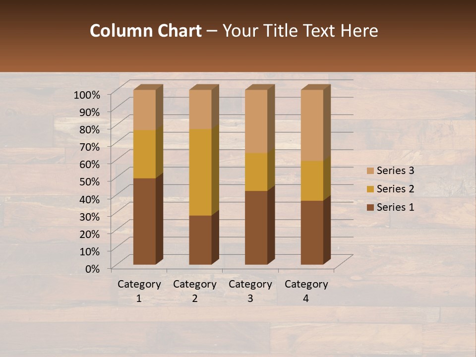 A Wooden Paneled Wall With A Name Of Presentation PowerPoint Template
