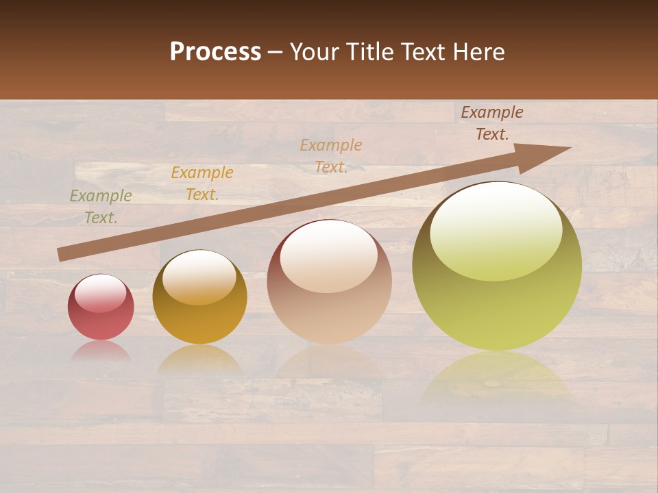 A Wooden Paneled Wall With A Name Of Presentation PowerPoint Template