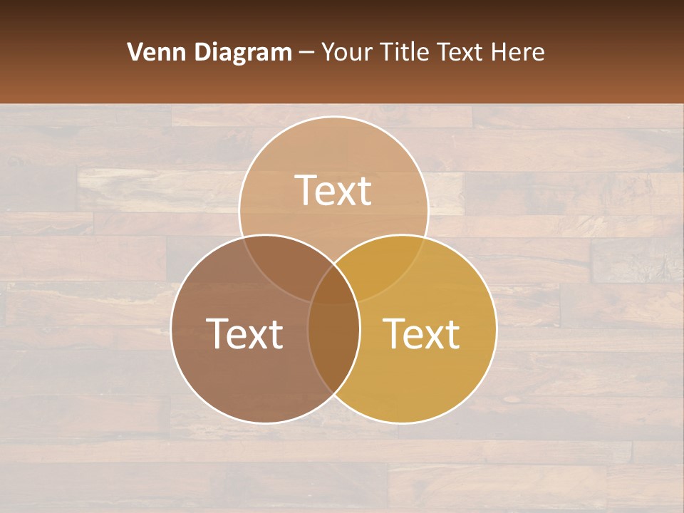 A Wooden Paneled Wall With A Name Of Presentation PowerPoint Template