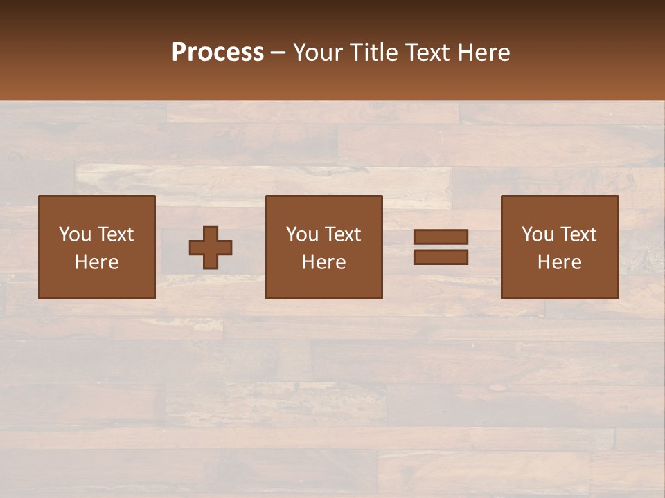 A Wooden Paneled Wall With A Name Of Presentation PowerPoint Template