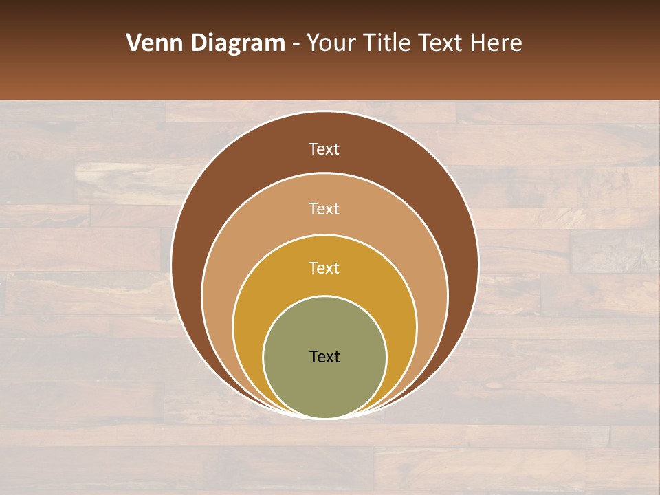 A Wooden Paneled Wall With A Name Of Presentation PowerPoint Template