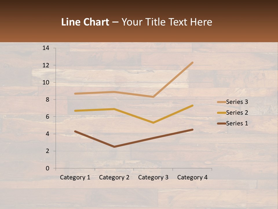 A Wooden Paneled Wall With A Name Of Presentation PowerPoint Template