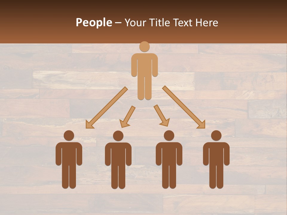 A Wooden Paneled Wall With A Name Of Presentation PowerPoint Template