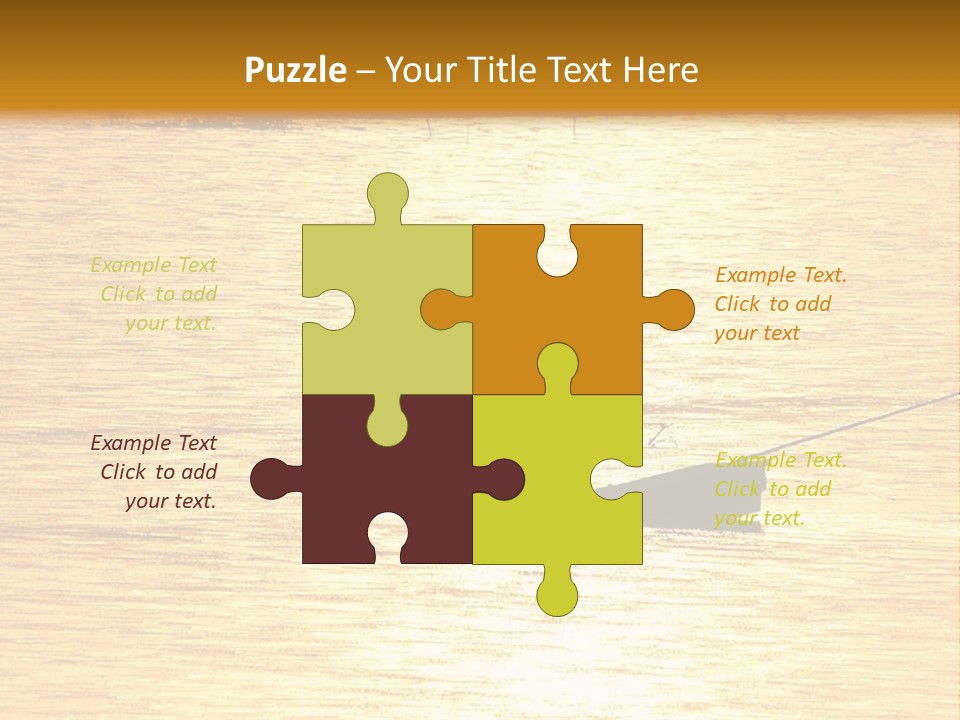 A Person In A Boat On A Body Of Water PowerPoint Template