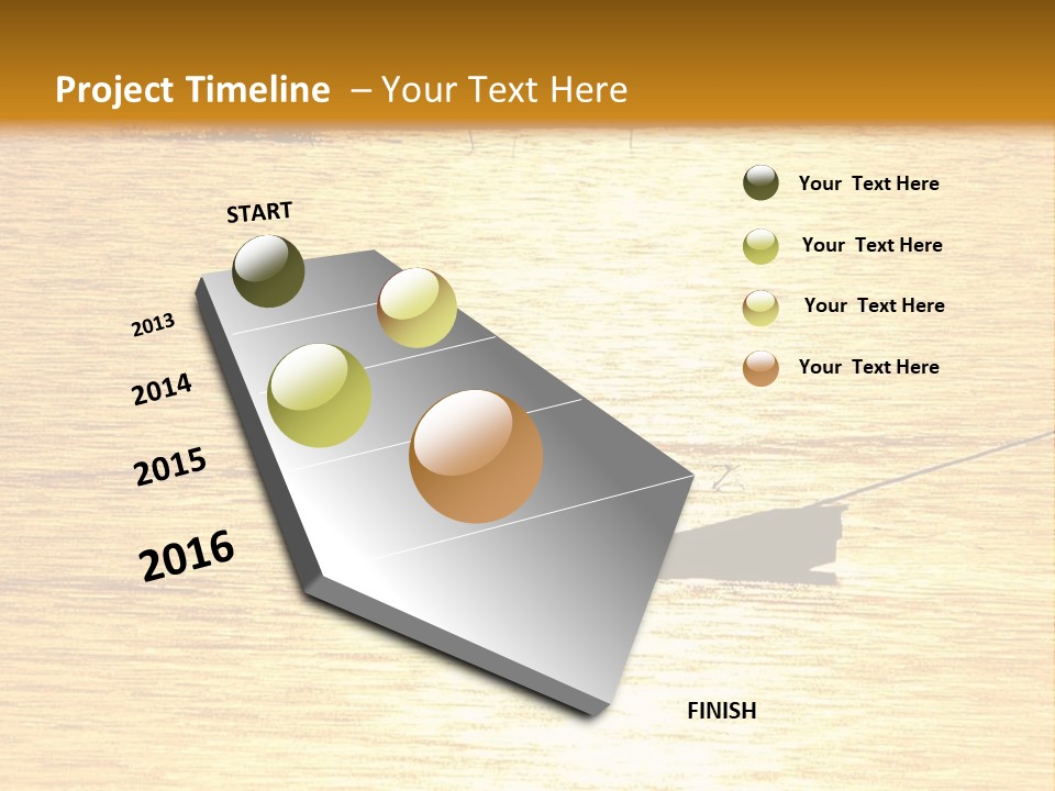 A Person In A Boat On A Body Of Water PowerPoint Template