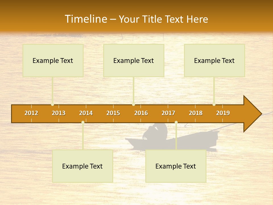 A Person In A Boat On A Body Of Water PowerPoint Template