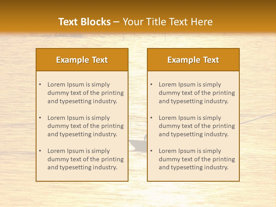 A Person In A Boat On A Body Of Water PowerPoint Template