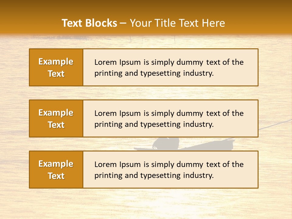 A Person In A Boat On A Body Of Water PowerPoint Template