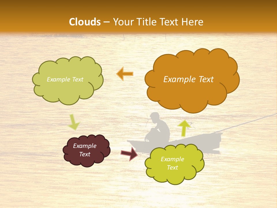 A Person In A Boat On A Body Of Water PowerPoint Template