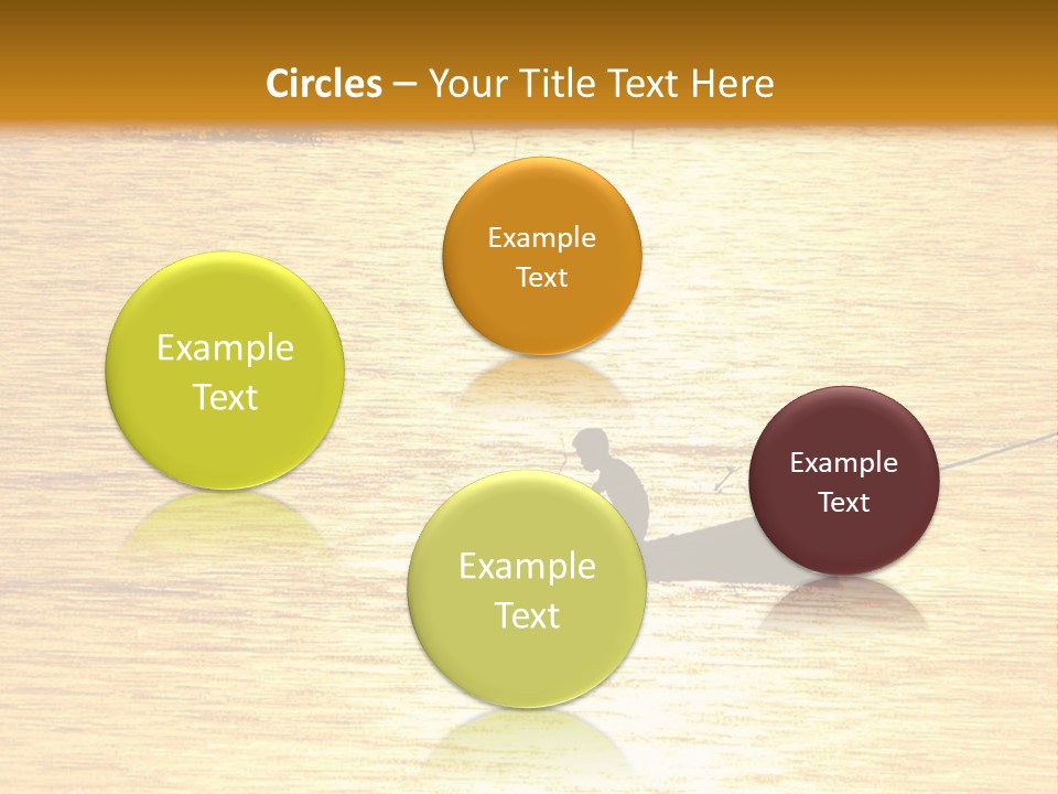 A Person In A Boat On A Body Of Water PowerPoint Template