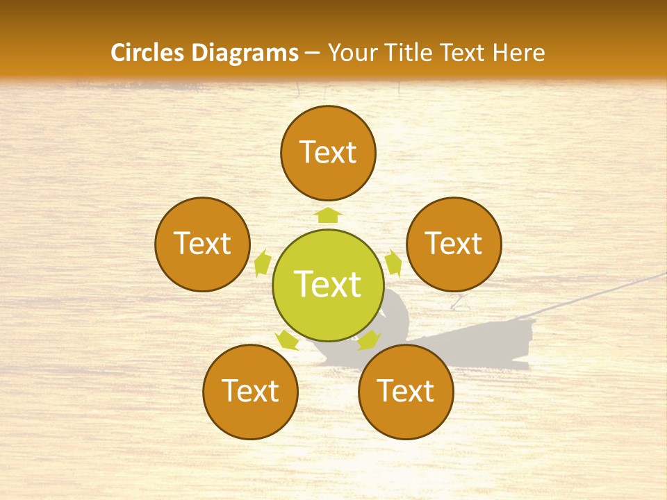 A Person In A Boat On A Body Of Water PowerPoint Template